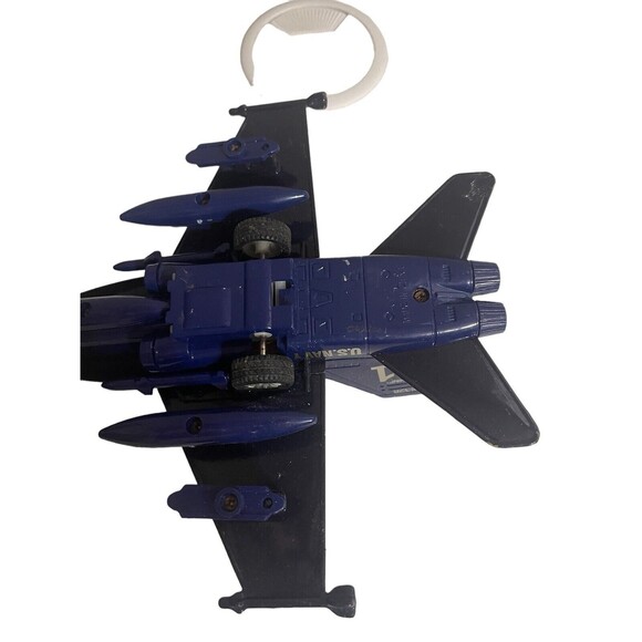 U. S. Navy F/A 18 Hornet Blue Angels Die Cast Pull Back Model - #1 Working 9” - Picture 9 of 15